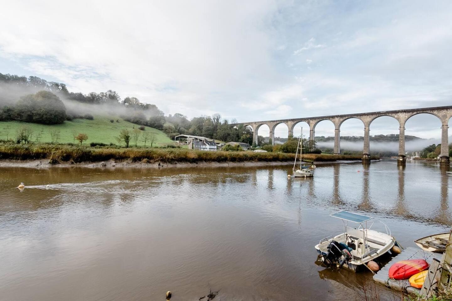 Viaduct River View & Outdoor Bath - Couples Retreat Calstock Eksteriør billede